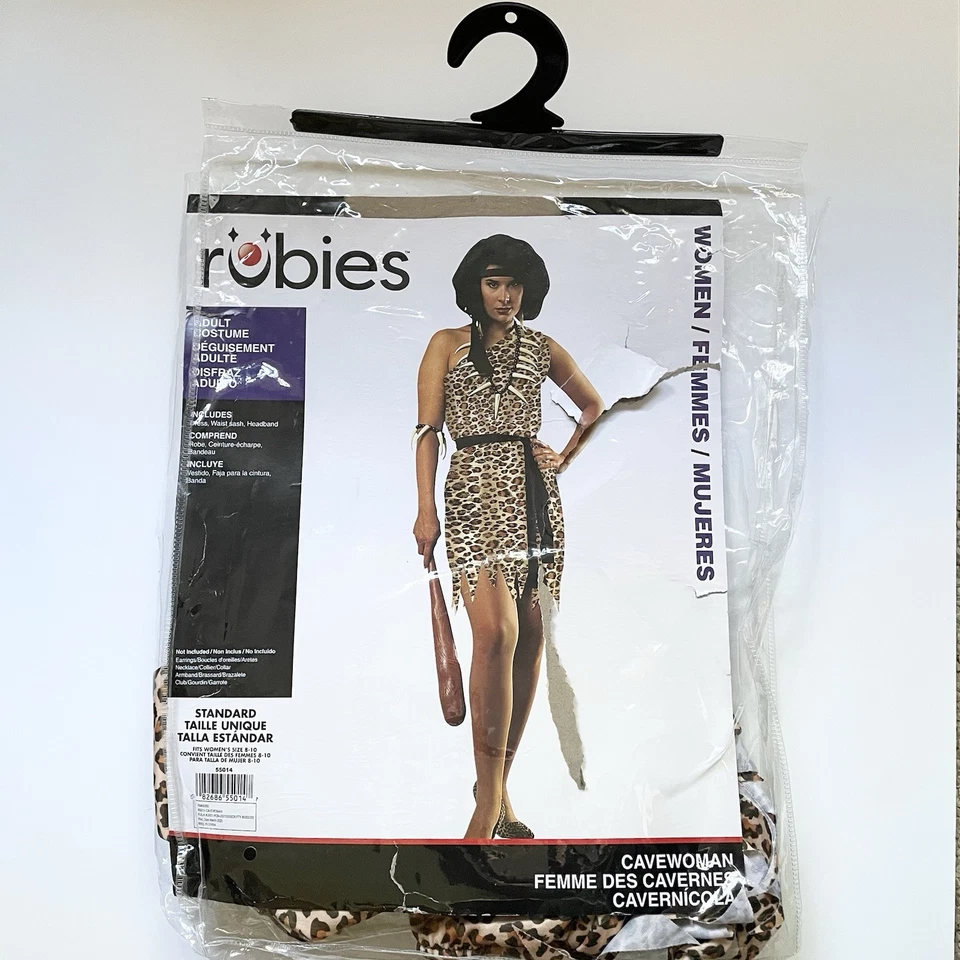 Рубины взрослых женщин пещера женщина костюм для Хэллоуина один размер - новый - Изображение 2 из 4