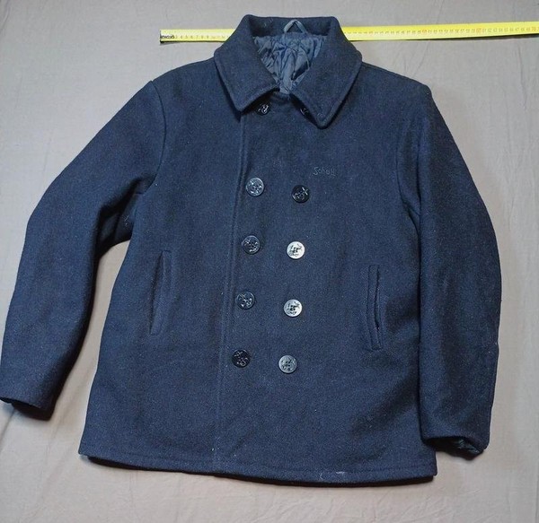 Herren Schott NYC Mantel Schwarz 38 / M / 46