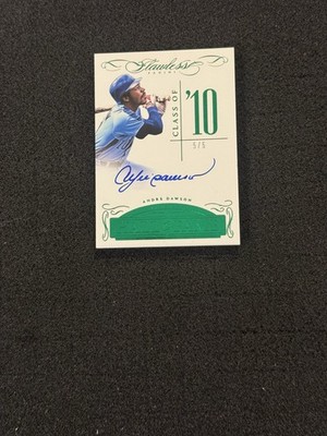 2016 Panini Flawless HOF #HOF-AD Andre Dawson Auto /5 Expos HOF