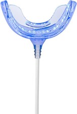 Teeth-Whitening Accelerator Light Blue LED Mouth Tray: USB Compatible Home Use