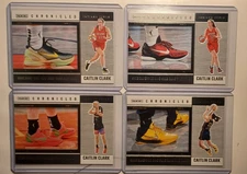 2025 Panini Caitlin Clark Chronicled Shoe Game (Lot of 4) Base Cards