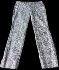 Damenhose Silber Schimmernd Gr. 38