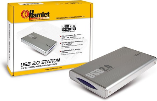 Hamlet HXD2CCUU USB 2.0 Station 2.5-Inch External Hard Disk Enclosure BOX 2,5" U - Photo 3/4