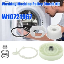 W10721967 Washer Pulley Clutch Kit W10006384 Washing Drive Belt for Whirlpool