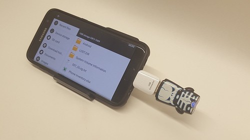 Samsung Micro USB OTG to USB Connector Adapter for Galaxy S7 Edge S6 S5 Note 5 6 - Picture 6 of 7