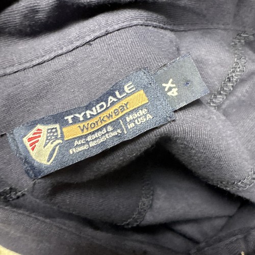 Tyndale FR Flame Resistant 2 Long Sleeve Shirt Mens 4XL Navy Workwear CAT 2 2112 - Picture 13 of 13