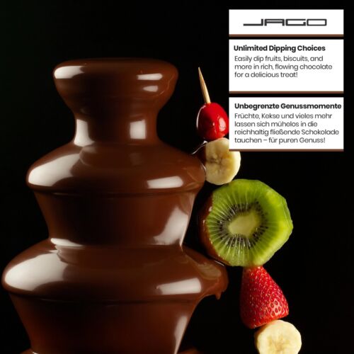Fuente de chocolate Jago® 60W fuente de chocolate fondue de chocolate fuente de chocolate - Imagen 16 de 35