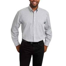 Kirkland Signature Men's Traditional Fit Non-Iron Dress Shirt, Green, 16x34/35