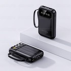 30000mAh Power Bank Tragbar Schnellladegerät Externer Batterie Ladegerät Handy
