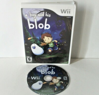 A Boy and His Blob Nintendo Wii Good Disc Puzzle Platformer Game