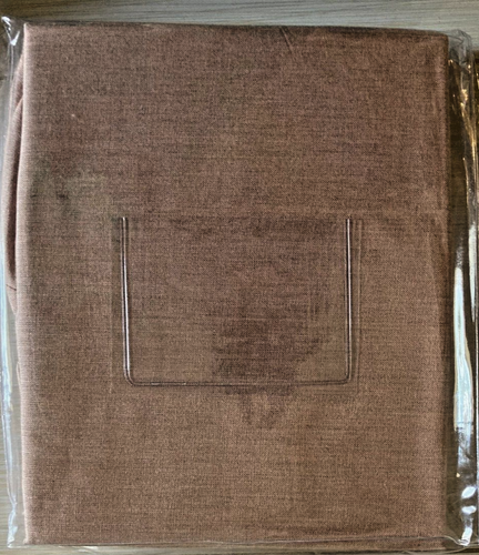 Pottery Barn Sunbrella Chair Slipcover Universal, 1 Seat/1 Back, Dark Brown NEW - Picture 2 of 6