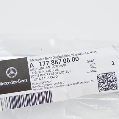 MERCEDES-BENZ B W247 Motorhaubendichtung A1778870600 NEU ORIGINAL 