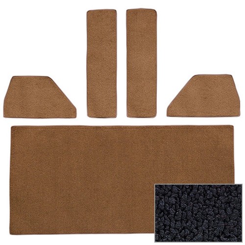 1948-52 Ford F1, F2, F3, F4 Die-cut Rear Accessory Set Loop Carpet! - Picture 26 of 41