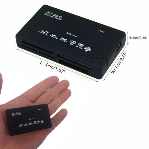 All In One Memory Card Reader USB External SD SDHC MMC MS M2 XD Mic🌞 - Photo 11/14