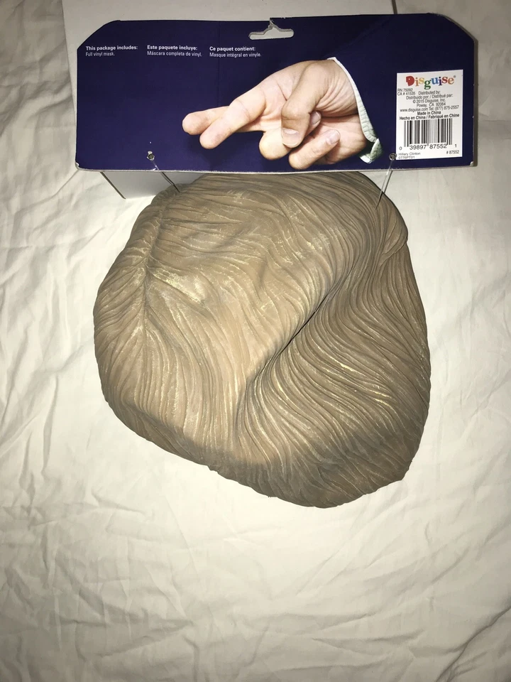 Adult Politically Incorrect Hillary Clinton Deluxe Halloween Costume Mask - Image 4 of 4