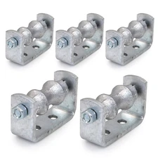 5 Pack 2"in-14"in of Galvanized Steel Hot Dipped Pipe Roller Chair Pipe Hanger