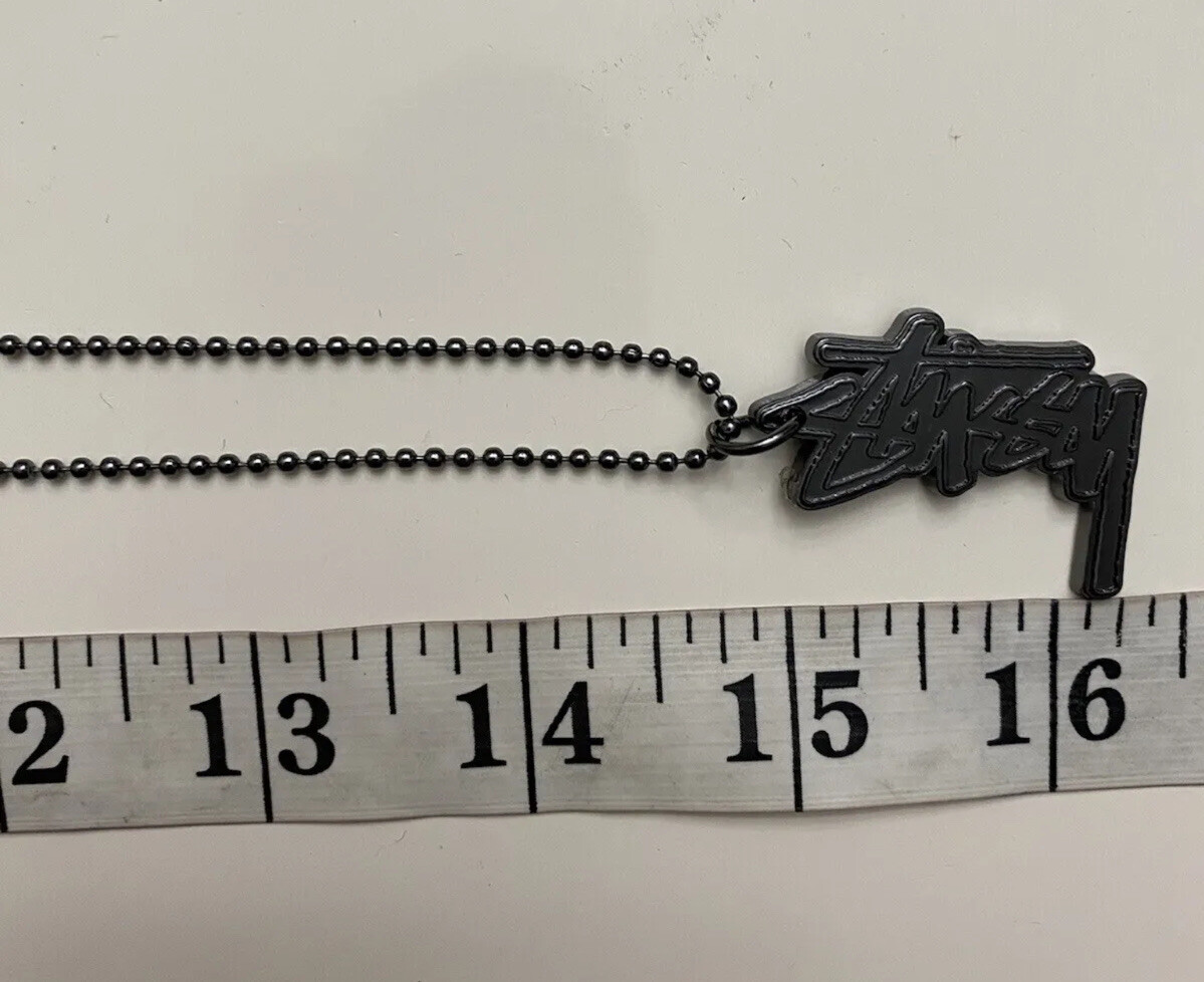 Stussy Stock FA14 Gunmetal Logo Stussy Necklace | eBay Stussy Stock FA14 Gunmetal Logo Stussy Necklace | eBay
