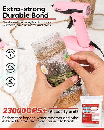 SHALL Hot Melt Glue Gun Stick Mini Clear White DIY Art Craft Wholesale - Picture 32 of 35