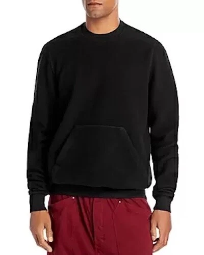 Felpa in pile Drkshdw L29903 da uomo nera Rick Owens taglia S