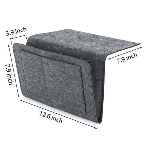 Bedside Caddy Storage Organizer Remote Control Holder Bag Pocket Couch Sofa - Picture 2 of 15