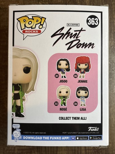 Chaqueta verde Funko Pop Rocks rosa apagado rosa #363 - Imagen 3 de 4