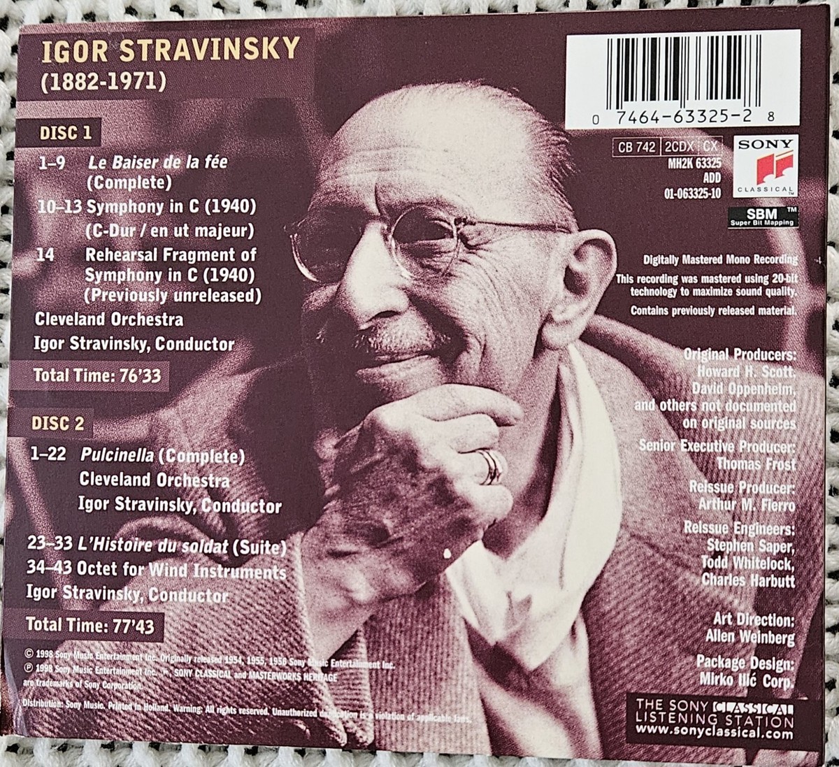 Stravinsky Conducts Stravinsky The Mono Years 1952-1955