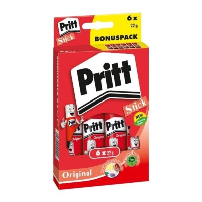 Pritt Klebestift Original 22g 6st Pack   9H PS6BF