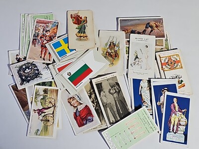 Churchman, Phillips, Carreras, Ogden's & More Lot Of 50 Cigarette Cards
