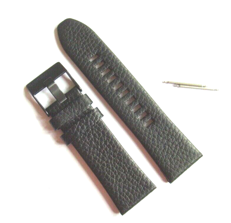 DIESEL Original Replacement Leather Strap DZ1657 Watch Strap Black 27 Mm