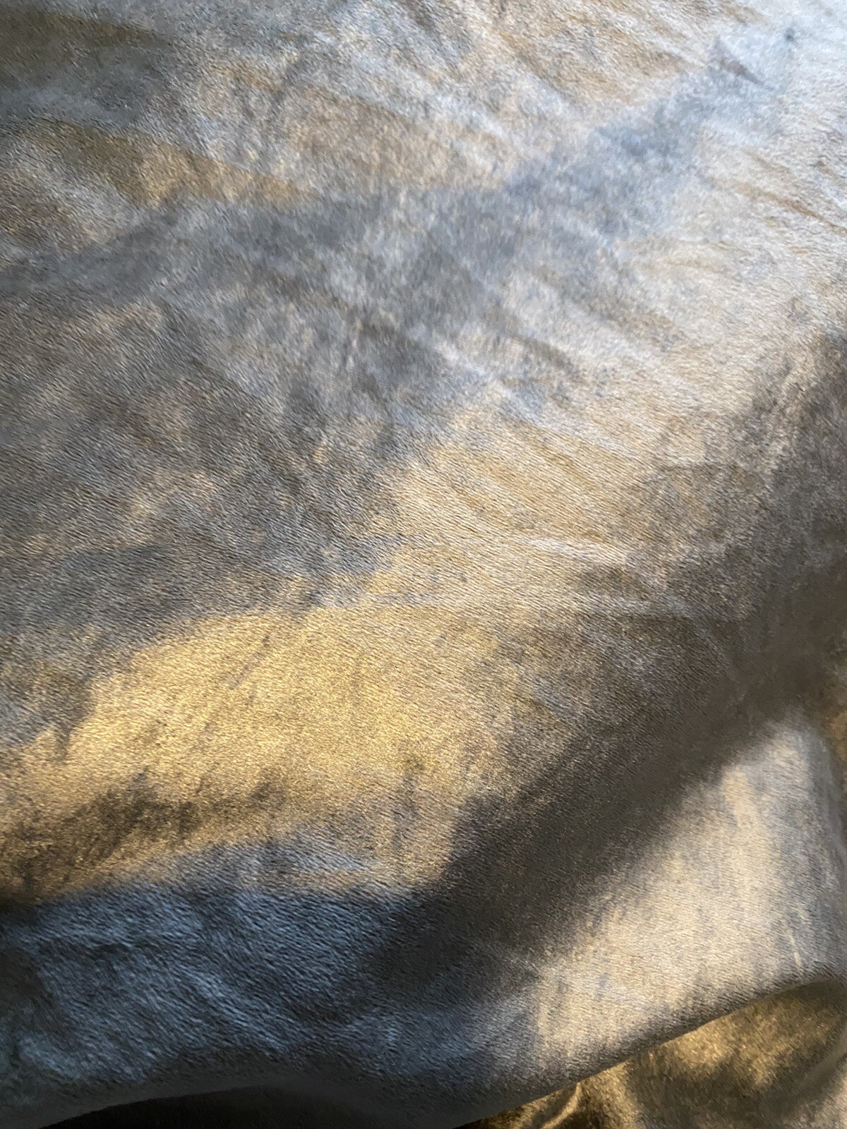 Dunelm, Grey And White Faux Fur, throw double size eBay