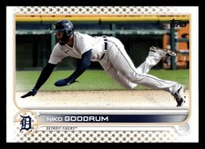 Niko Goodrum 2022 Topps GOLD STAR SP #573 Detroit Tigers
