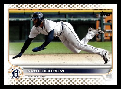 Niko Goodrum 2022 Topps GOLD STAR SP #573 Detroit Tigers