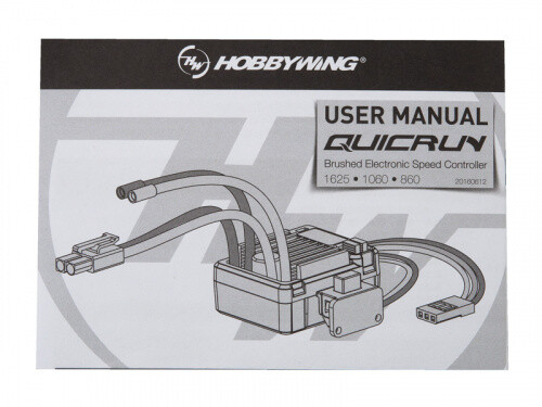 Hobbywing QuicRun 1625 Brushed Regler 25A für 1:16, 1:18 Fahrzeuge HW30120000 - Bild 8 von 8