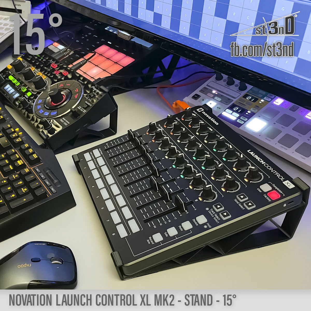 NOVATION LAUNCH CONTROL XL MK2 STAND - 15° - 100% Buyer