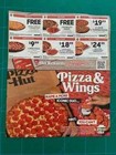 (1) Sheet of 6 Pizza Hut Coupons - Five Expire 7/31/2025 - One Bundle Deal