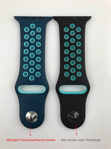 used Original OEM Apple watch Nike Sport Band 42mm 44mm 45MM 46mm Obsidian/Black - 第 15/19 張圖片