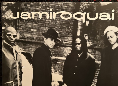 JAMIROQUAI Travelling Without Moving record store 23x36 promo poster 2sided 1996 - Picture 2 of 11