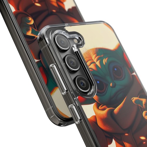 Cute Baby Yoda Clear Phone Case, Mandalorian Gift, Star Wars Case, Geeky Phone - Picture 97 of 124