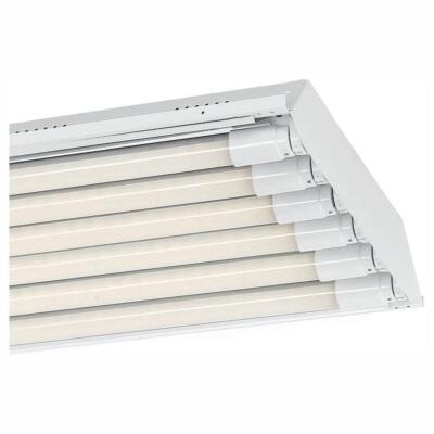 Metalux High Bay Light Fixture 4' 6-Lamp T8-Fluorescent