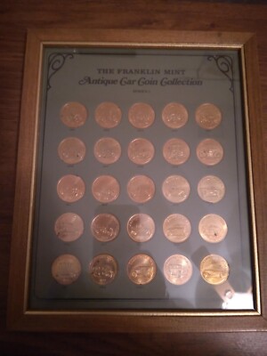 Antique Car Coin Collection The Franklin Mint Series 1 1901-1925