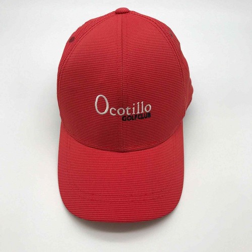 Ocotillo Golf Club Baseball Cap Golf Hat Stretch S-M Salmon Color