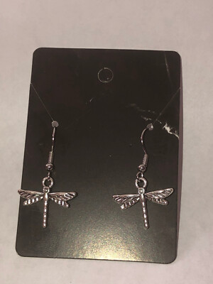 Fashion Jewelry Earrings Vintage SilverDragon Fly for women and girls SE11