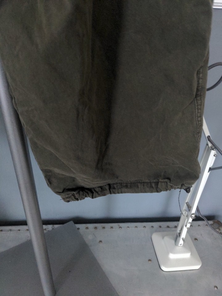 BDG Baggy Tech Cargo Trousers Size Med Khaki Bnwt eBay