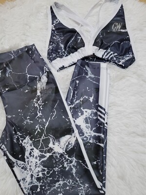 Women Sexy Yoga Pants Digital Print Gym Leggings Sport Workout Fitness
