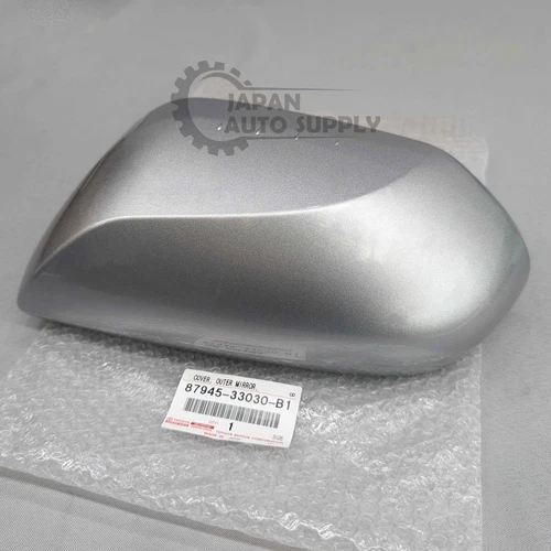 OEM GENUINE TOYOTA CAMRY SILVER 1J9 LEFT DRIVER DOOR MIRROR COVER 87945-33030-B1