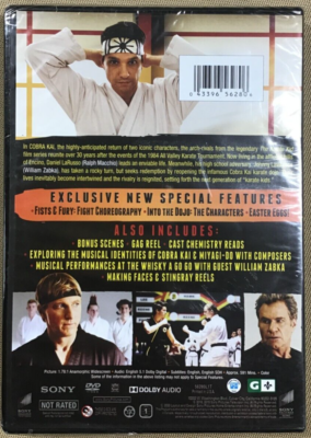 Cobra Kai Season [2020, DVD] NEW 💿 43396562806|