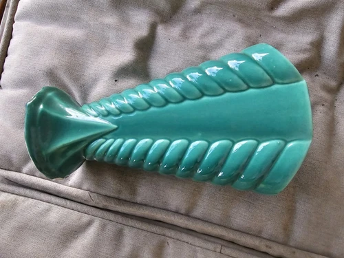 Shawnee Pottery Vase Teal