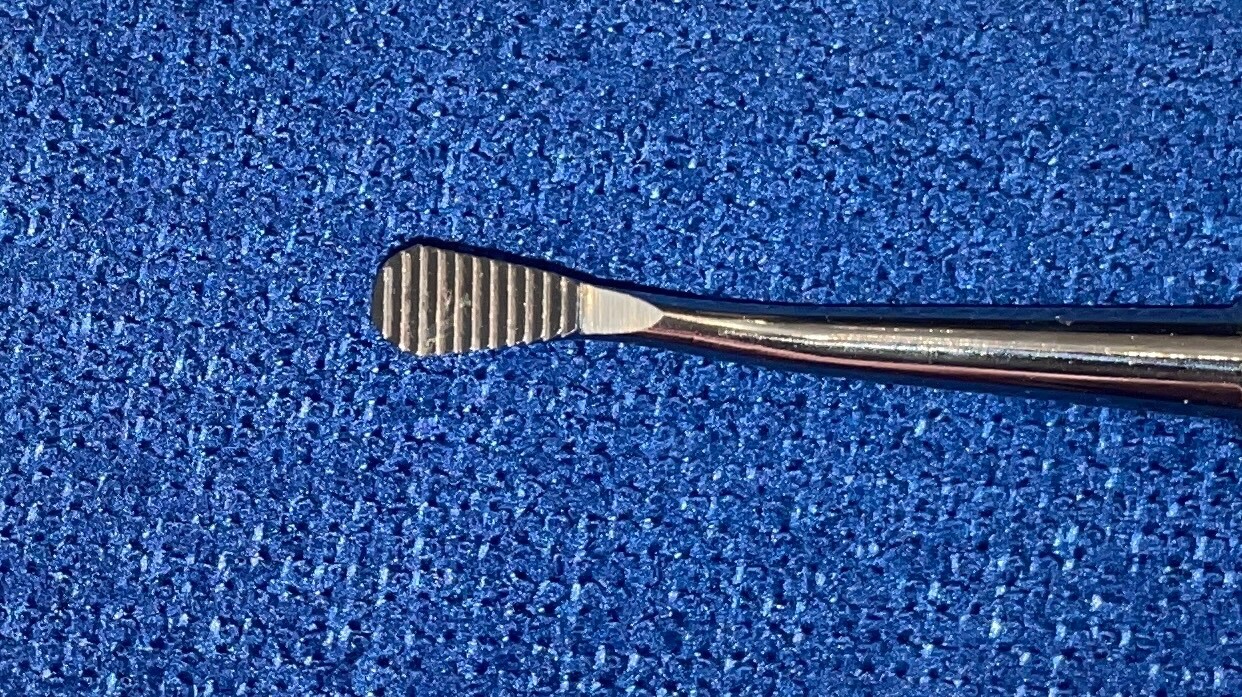 Jarit Rasp Bone Jarit 260-205 Double Ended Miller Rasp 5.3mm x 6.3mm Serrated Ends, 7 ...