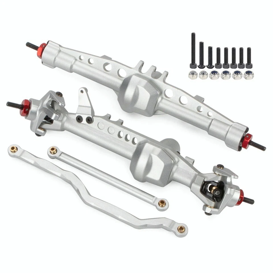 CNC Metal Front & Rear Axle For 1/10 RC Crawler Axial SCX10 III AXI03014 Upgrade - Image 4 of 4