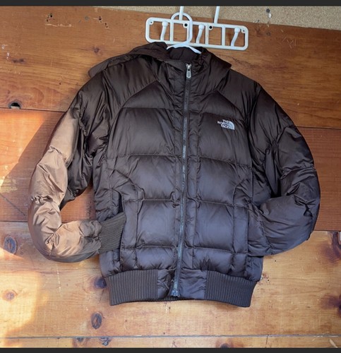 north face chocolate brown puffer